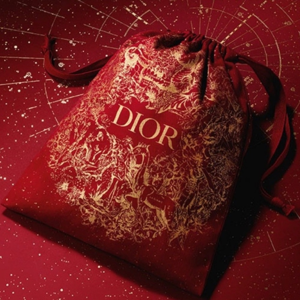 DIOR Rouge Red Lunar Chinese New Year
2024 Medium Dust Bag Pouch Drawstring